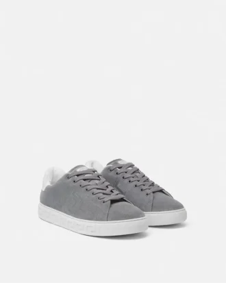 Greca Suede Sneakers