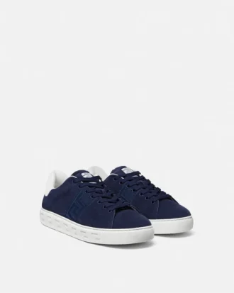 Greca Suede Sneakers
