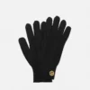 Guantes de punto de lana acanalados Guantes de punto de lana acanalados