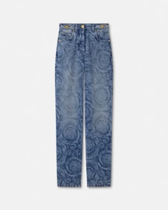 Jeans Barocco de corte recto