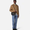 Jeans de corte recto con jacquard Barocco