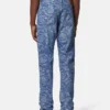Jeans de corte recto con jacquard Barocco