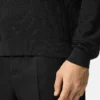 Jersey de punto de seda y algodón jacquard Jersey de punto de seda y algodón jacquard