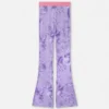 Leggings acampanados de viscosa estampada Leggings acampanados de viscosa estampada
