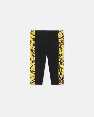 Leggings de jersey de algodón elástico estampados para bebé