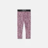 Leggings de jersey de algodón estampado para niña Leggings de jersey de algodón estampado para niña