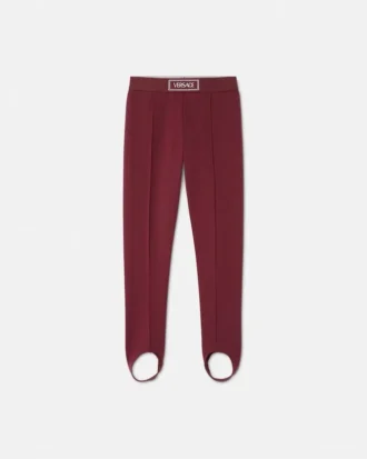 Leggings infantiles de punto milanés jacquard