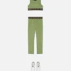 Leggings infantiles estampados de jersey de algodón elástico Leggings infantiles estampados de jersey de algodón elástico
