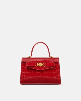 Medusa 95 Croc-Effect Top-Handle