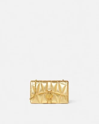 Mini bolso acolchado metalizado Kleio