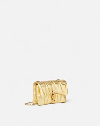 Mini bolso acolchado metalizado Kleio
