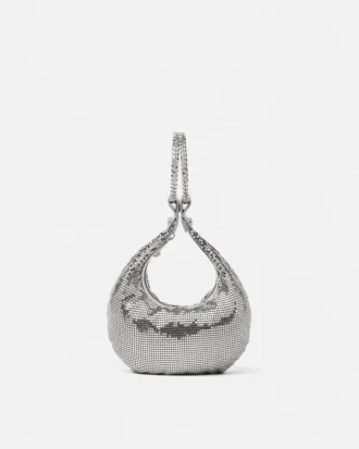 Mini bolso de malla metálica