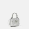 Mini bolso de satén con adornos La Medusa Mini bolso de satén con adornos La Medusa