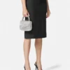 Mini bolso de satén con adornos La Medusa Mini bolso de satén con adornos La Medusa