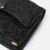 Mini bolso Kleio de satén bordado Mini bolso Kleio de satén bordado