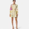 Mini vestido camisero de Barocco Silk Underwater Mini vestido camisero de Barocco Silk Underwater