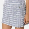 Mini vestido de tweed con corte en A Mini vestido de tweed con corte en A