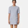 Mini vestido de tweed con corte en A Mini vestido de tweed con corte en A