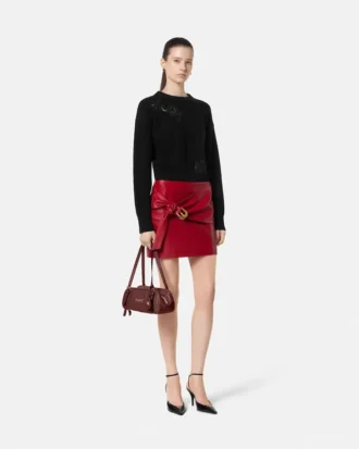 Minifalda de piel