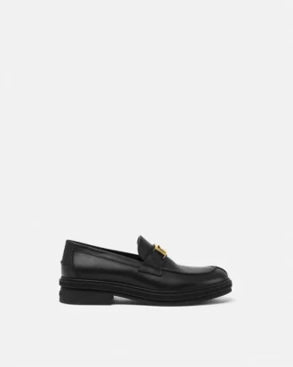 Mocasines de piel Greca
