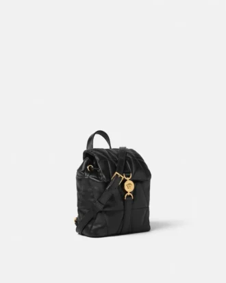 Mochila acolchada Kleio de napa