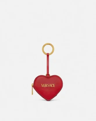 Monedero con etiqueta Versace