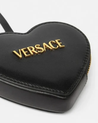 Monedero de napa Versace Tag