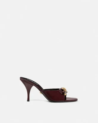 Mules Opera Bow de charol 85 mm