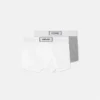 Pack de 2 bañadores de algodón acanalado para niño Pack de 2 bañadores de algodón acanalado para niño
