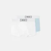Pack de 2 bañadores de algodón acanalado para niño Pack de 2 bañadores de algodón acanalado para niño