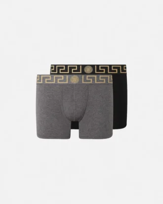 Pack de 2 bañadores largos con Greca Border
