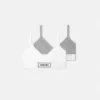 Pack de 2 bralettes de algodón acanalado para niña Pack de 2 bralettes de algodón acanalado para niña