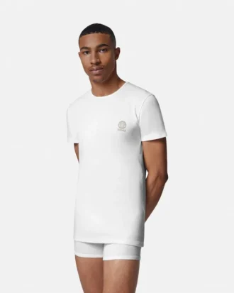 Pack de 2 camisetas interiores de jersey de algodón