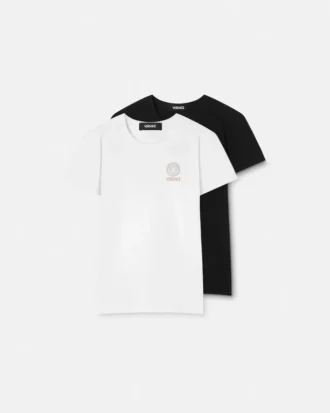 Pack de 2 camisetas interiores de jersey de algodón estampadas para niño