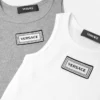 Pack de 2 camisetas sin mangas de algodón acanalado para niño Pack de 2 camisetas sin mangas de algodón acanalado para niño