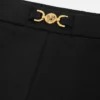 Pantalones acampanados elásticos para bebé con costura milanesa Pantalones acampanados elásticos para bebé con costura milanesa