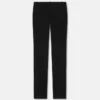 Pantalones ajustados de gabardina de lana elástica