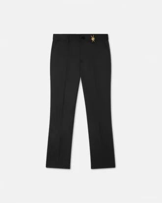 Pantalones ajustados de mezcla de lana para niño