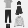 Pantalones ajustados de mezcla de lana para niño Pantalones ajustados de mezcla de lana para niño