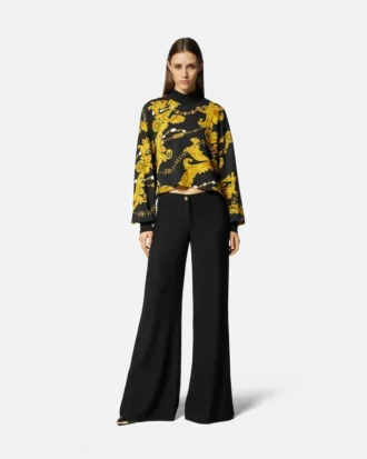 Pantalones anchos con logotipo