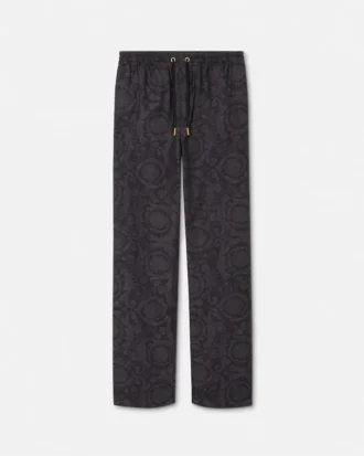 Pantalones Barocco Chambray Jacquard