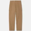 Pantalones cargo de gabardina