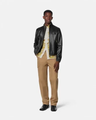 Pantalones cargo de gabardina