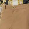 Pantalones cargo de gabardina