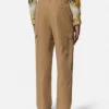 Pantalones cargo de gabardina