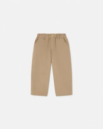 Pantalones cargo de gabardina de algodón para niño