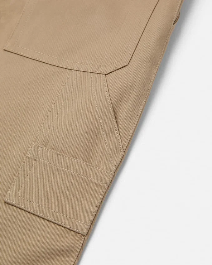 Pantalones cargo de gabardina de algodón para niño Pantalones cargo de gabardina de algodón para niño