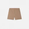 Pantalones cortos bordados de algodón seersucker para niño Pantalones cortos bordados de algodón seersucker para niño