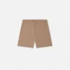 Pantalones cortos bordados de algodón seersucker para niño Pantalones cortos bordados de algodón seersucker para niño