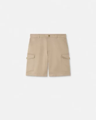Pantalones cortos cargo de gabardina